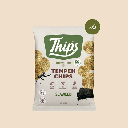 [Bundle of 6, 12, 24] Thips Seaweed Tempeh Chips